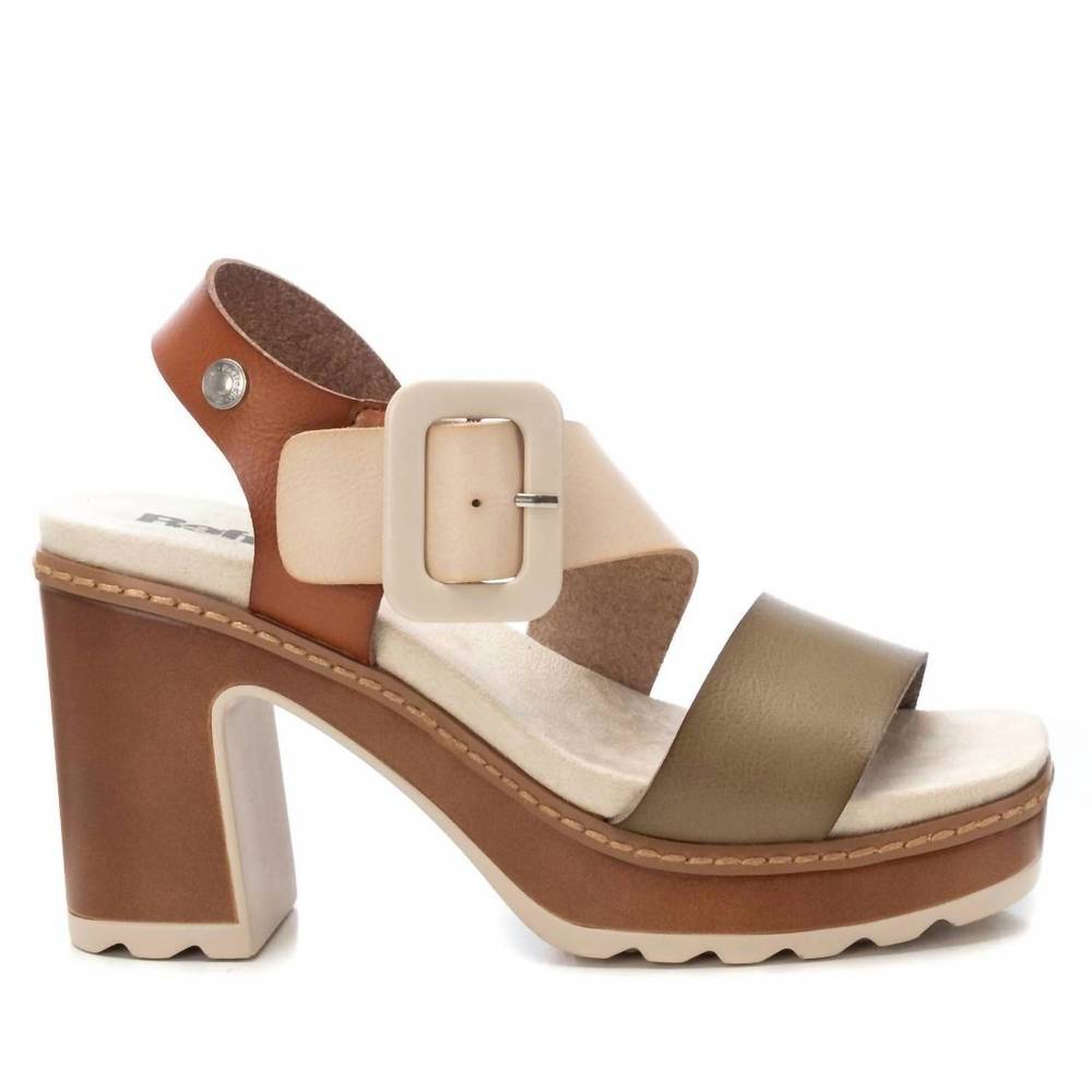 NEW XTI women's high heeled sandals in ice